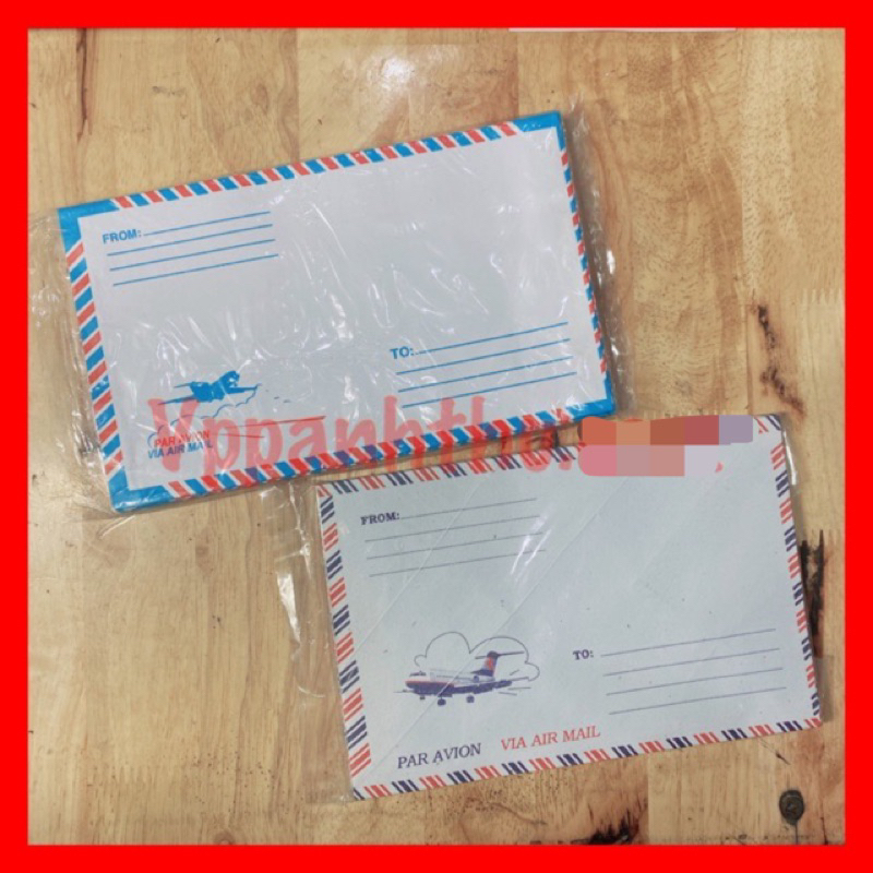 COMBO 2 XẤP BAO THƯ SỌC CÓ KEO - ko KEO (xấp 20c)