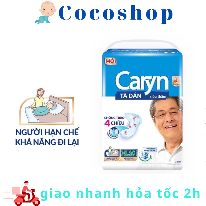 Tã dán Caryn/ Tã người lớn- dành cho người cao tuổi size M/L/Xl
