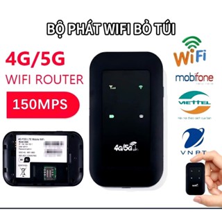 Bộ Phát WiFi di động 4G/5G LTE 150Mbps, sử dụng lắp SIM, Hỗ trợ tất cả các nhà mạng