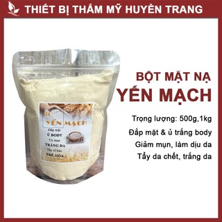 Bột Mặt Nạ Yến Mạch Giảm Mụn, Kiềm Dầu, Dịu Da, Tẩy Da Chết, Trắng Da - Đắp Mắt & Tắm Trắng