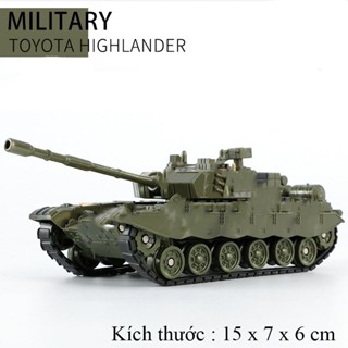 Đồ chơi mô hình xe tăng KAVY tỷ lệ 1:32 nhựa nguyên sinh quay 360 độ bánh xích cao su