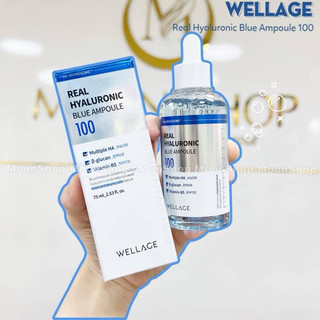 Tinh chất dưỡng da Wellage Real Hyaluronic Blue Ampoule 100 75ml NEW