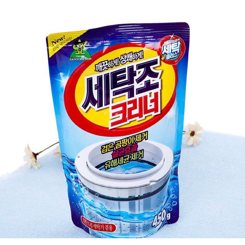 BỘT TẨY MÁY GIĂT HÀN QUỐC 450G