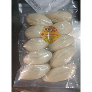 Bánh Mì Tươi Tí Hon Tư Phương Thơm Béo Bảo Quản Cấp Đông size 40GR - 10 Cái/Túi- PHÙ HỢP LẤY SỈ