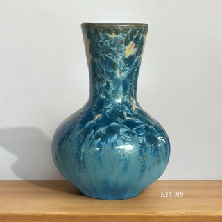 Bình cắm hoa men kết tinh gốm sứ Bát Tràng, bình cắm hoa đẹp - Lynh Gốm decor