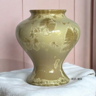 Bình cắm hoa men kết tinh gốm sứ Bát Tràng, bình cắm hoa đẹp - Lynh Gốm decor