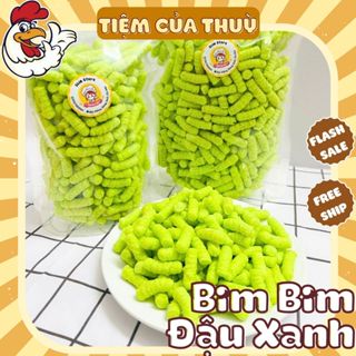 500G Bim Bim Đậu Xanh Nước Cốt Dừa, Snack Tổng Hợp , Tiệm Ăn Vặt Thuỳ Bùi