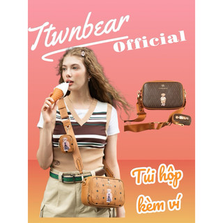 Túi đeo chéo gấu ttwn bear tn3405 kèm ví thời trang