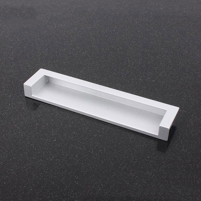 Tay nấm cửa âm SA100 nhôm thanh dài Màu đen/Nhôm