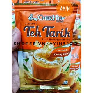 Gói lẻ - Trà Sữa Chek Hup Teh Tarik Less Sweet 3 in 1 Malaysia