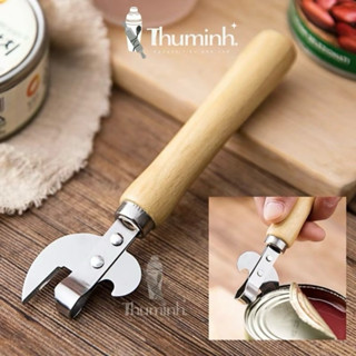 Dụng Cụ Khui Hộp, Mở Nắp Chai Cán Gỗ Tiện Lợi