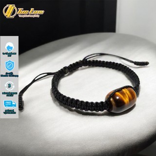 Vòng tay chỉ đen may mắn bện handmade lu thống MH nâu vàng hợp mệnh kim thổ tài lộc - DIY TUỆ LÂM