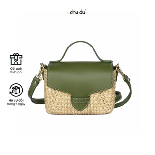  Túi Lục Bình Quai Da Ver.2 Little Joy Small - Túi Xách Thời Trang Nữ Chu Du Màu Xanh Lá 