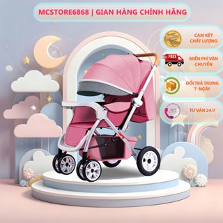 Xe đẩy cho bé, xe đẩy gấp gọn 2 chiều 3 tư thế chịu lực trên 50kg tiện dụng cho bé bảo hành 24 tháng