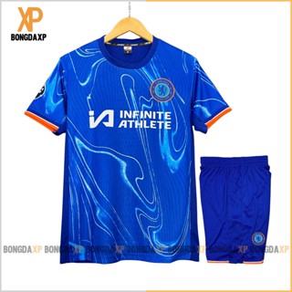 Áo Đá Bóng Chelsea Bích 2024, Đồ Đá Banh Vải Thun Lạnh Cao Cấp