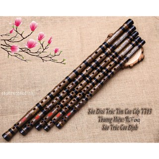 Sáo Dizi Trúc Tím TT03, Sáo Dizi cao cấp thương hiệu XiFeng | phân phối bởi Sáo trúc Cao Định