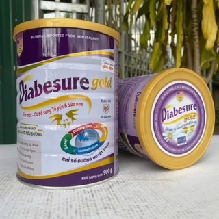 Sữa tiểu đường DIABESURE GOLD 900g - giúp người già ổn định đường huyết, ăn ngủ ngon, khỏe mạnh, tăng đề kháng