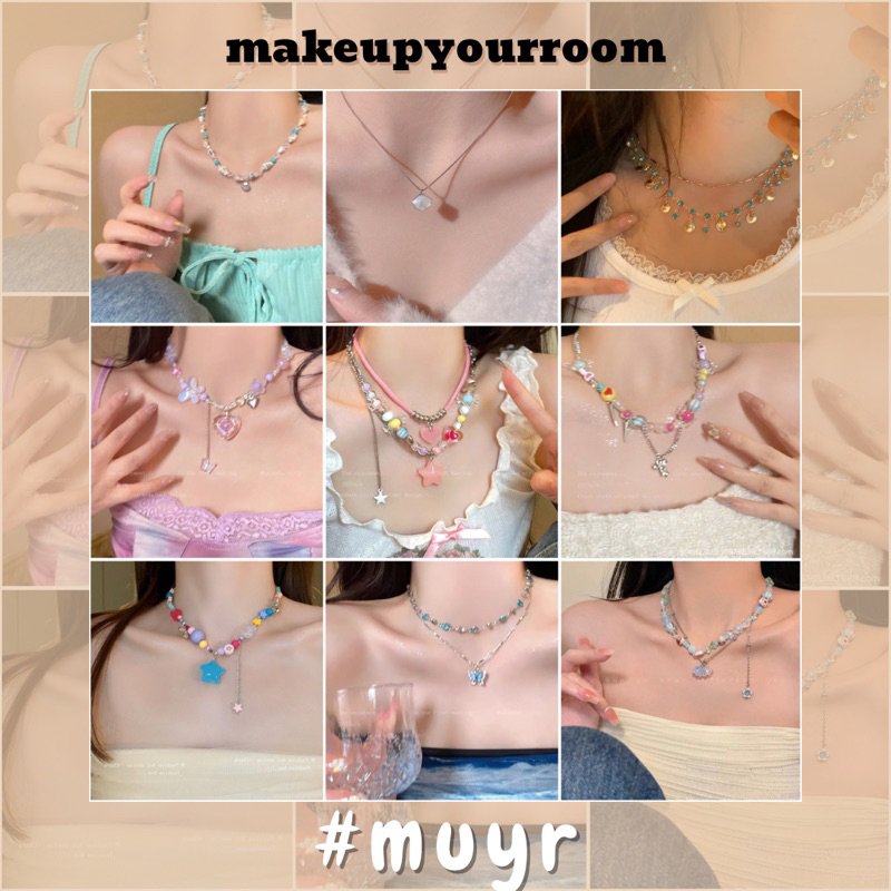 [SẴN] VÒNG CỔ CHUỖI HẠT HÌNH NGÔI SAO - Phụ Kiện Chụp Ảnh - MÀU KẸO NGỌT NGÀO XINH YÊU DÀNH CHO NỮ (VC_TONGHOP)