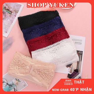 A8814 ♥️ Shop Uy Tín ♥️[Đồ Lót Nữ] Áo Bra Ống Quây Ren Có Mút Ngực Nhẹ Nhàng Hàng Shop