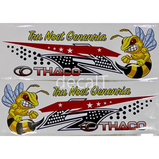 Tem Dán Xe Tải Con Ong Chúa Mẫu Mới 2021. Tem Dán Xe Tải Thaco, Hino, Mitsu, Faw, Isuzu, Cửu Long,ChengLong,Kia,Dongfeng