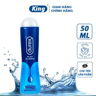 Gel bôi trơn DUREX PLAY CLASSIC chính hãng 50ml, gel bôi trơn DUREX gốc nước giúp bôi trơn quan hệ