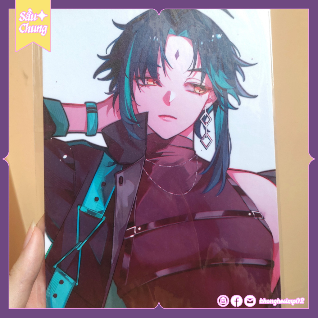 Artprint Genshin Impact anemo boys (artist Kủi)