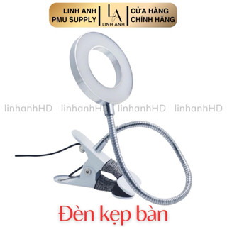 Đèn Kẹp Mini Phun Xăm Nối Mi Nail đèn kẹp siêu sáng Linh Anh