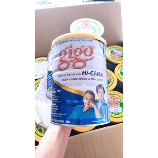SỮA GIGO HI-CANXI 900gr: sữa bột dinh dưỡng ngừa loãng xương & tiểu đường cho người trưởng thành