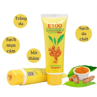Sữa rửa mặt E100 nghệ 100g chính hãng giá rẻ - Nam Ngọc shop