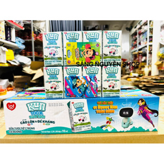 Thùng Sữa Kun Trắng 110ml x 48 Hộp Sữa Kun 100% Sữa Tươi Tiệt Trùng Có Đường ( Có thẻ )