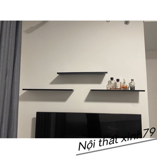 Kệ gỗ treo tường,Thanh ngang treo tường dấu vít kích thước 40x15cm