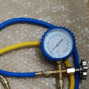 Đồng hồ nạp gas đơn điều hòa, tủ lạnh kèm dây dẫn