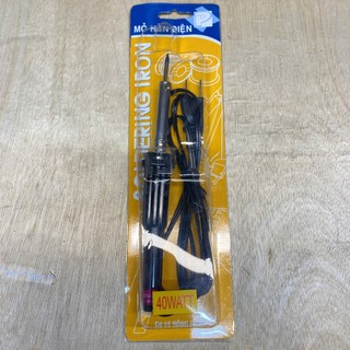 Mỏ Hàn Điện Cán Nhựa Đen 40w 60w