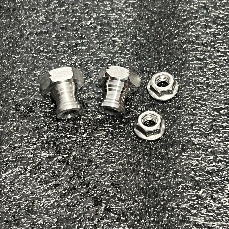 Cặp nòng tăng sên xe máy chuẩn inox 304 kèm tán lắp đặt như zin