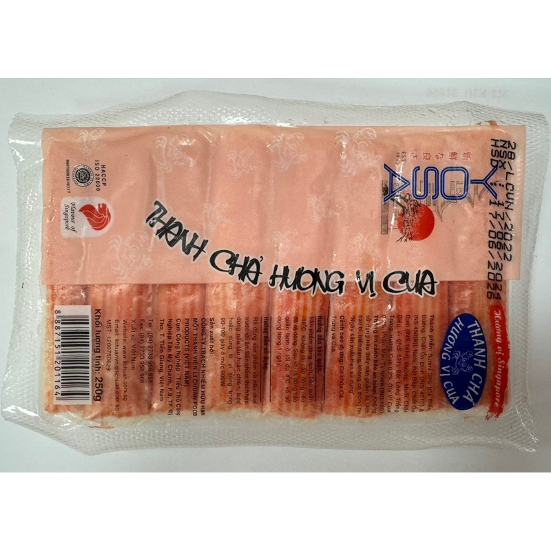 Thanh chả hương vị cua Yosa 250gr [HN giao hoả tốc] - Ảnh 4