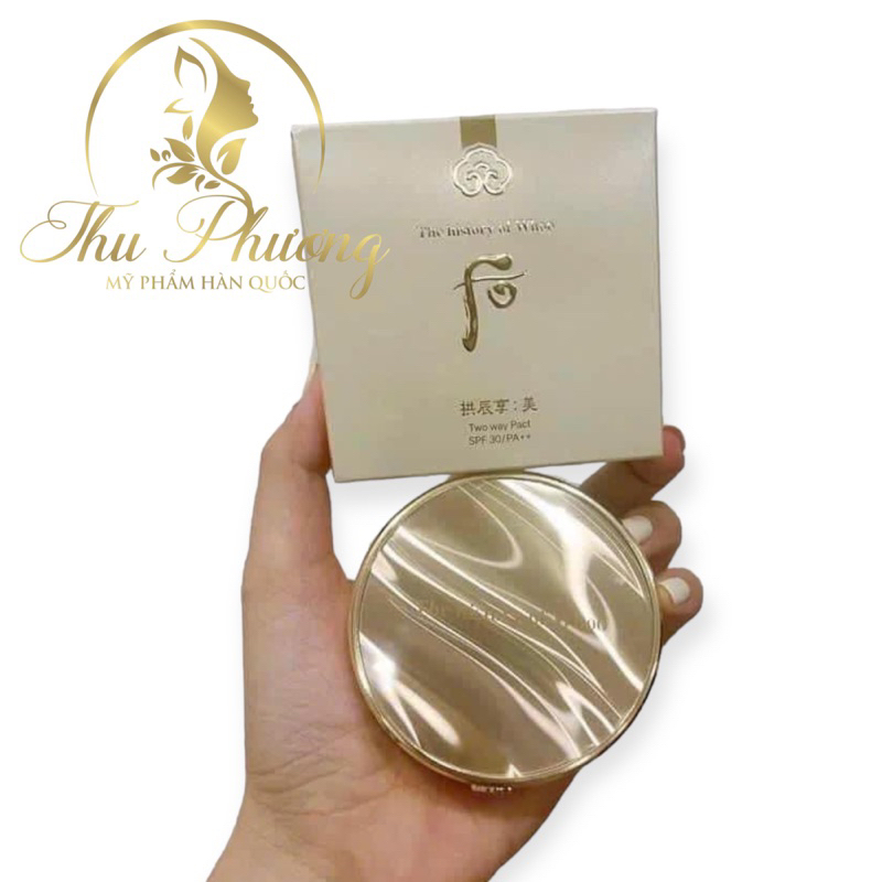 [ MẪU MỚI ] PHẤN PHỦ WHOO VÀNG SIÊU MỊN WHOO MI TWO WAY PACT & WHOO MI POWDER PACT tone sáng