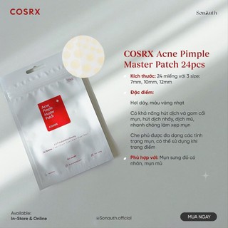 Miếng Dán Mụn Cosrx Acne Pimple Master Patch 24 Miếng Acne Pimple Master Patch
