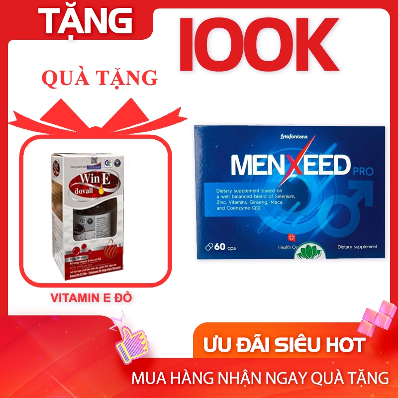Menxeed Pro chính hãng hỗ trợ sinh sản nam giới giá tốt