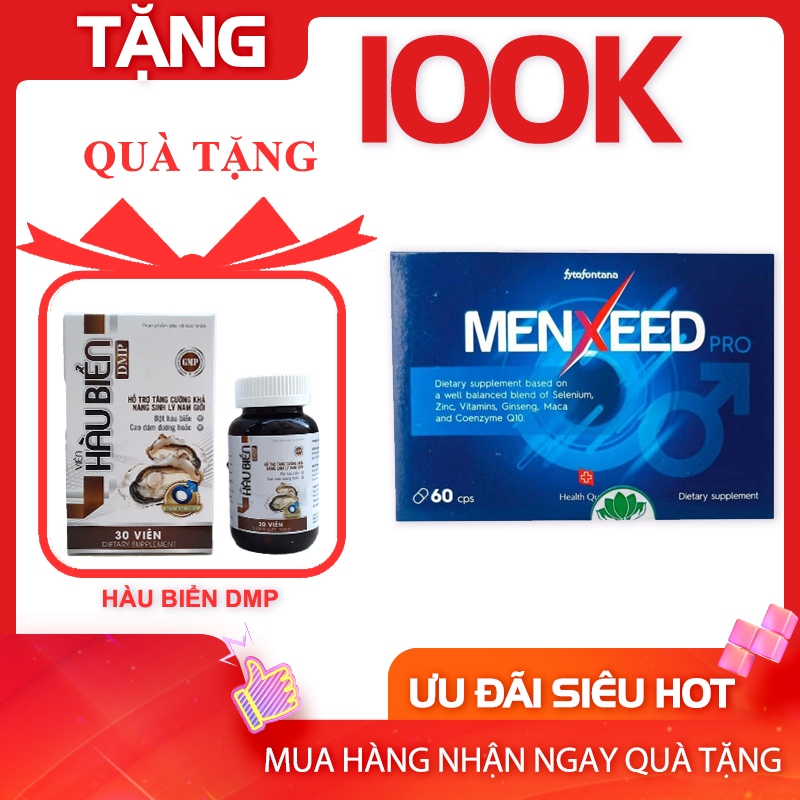 Menxeed Pro chính hãng hỗ trợ sinh sản nam giới giá tốt