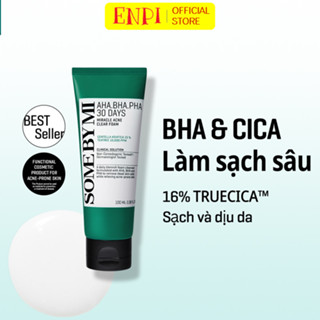 Sữa rửa mặt Some By Mi AHA-BHA-PHA 30 days Miracle Acne Clear Foam