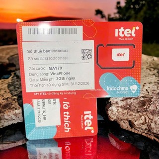 Sim 4G 3GB/Ngày tốc độ cao ITEL – Gọi nội mạng 0Đ dưới 10 phút – Hỗ trợ eSIM – Sóng Vinaphone