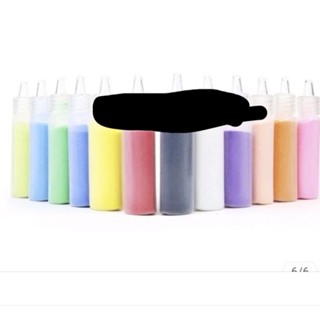 cát màu tô tranh cát sét 12 lọ