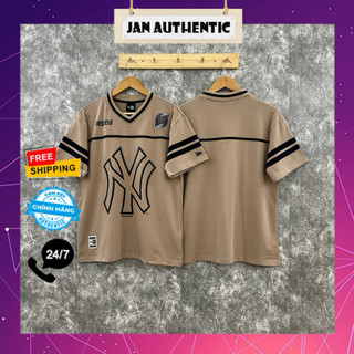 Áo Thun NEW ERA Jersey NY Nâu Auth | Jan.Authentic