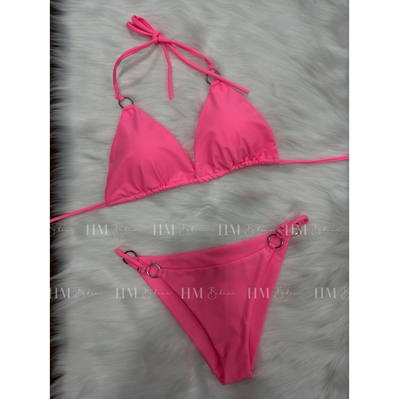 Bikini Đồ Bơi Nữ Hai Mảnh Tam Giác Khoen Có Tăng Đơ Tùy Chỉnh Tiện Lợi | BigBuy360 - bigbuy360.vn