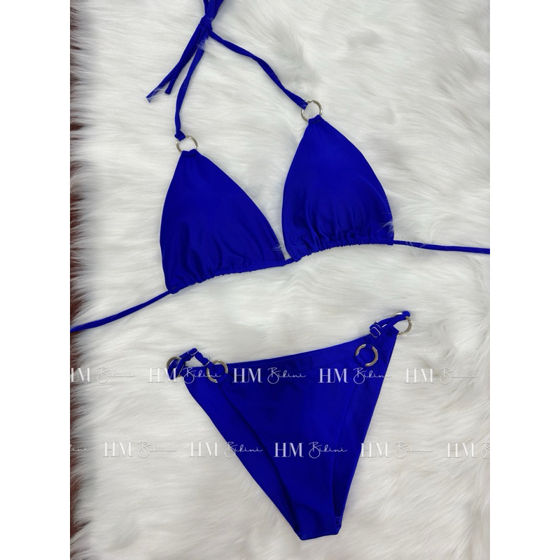 Bikini Đồ Bơi Nữ Hai Mảnh Tam Giác Khoen Có Tăng Đơ Tùy Chỉnh Tiện Lợi | BigBuy360 - bigbuy360.vn
