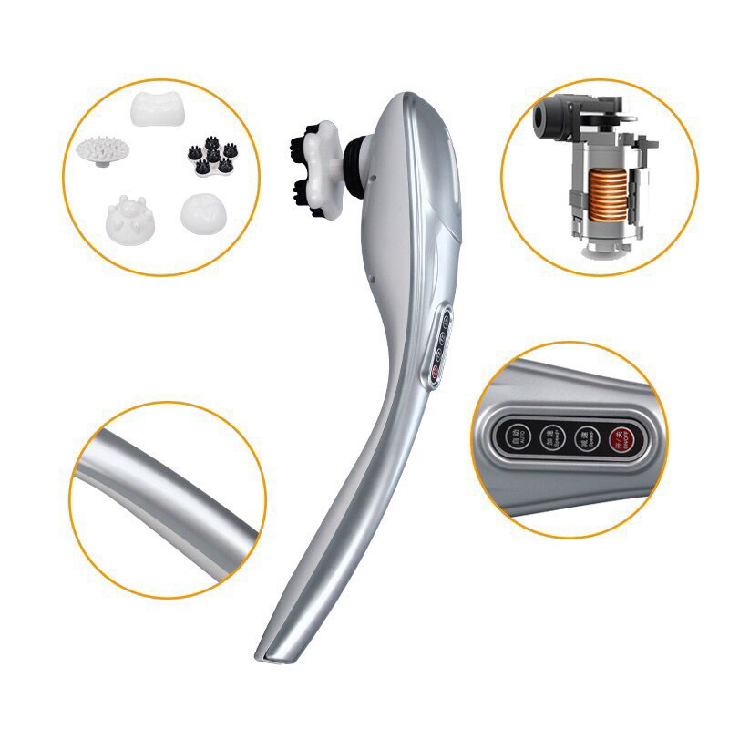 Máy Đấm Lưng Yichang 5 Đầu Xoa Bóp Massage Toàn Thân 607 (BẢO HÀNH 12 THÁNG)