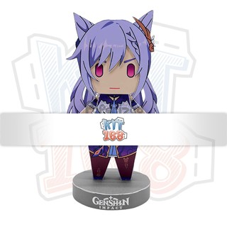 Mô hình giấy Anime Chibi Keqing - Genshin Impact