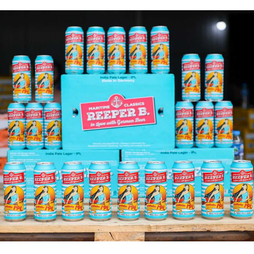 BIA ĐỨC - Bia lon vàng Reeper B 500ml - 5.4% (Đức)