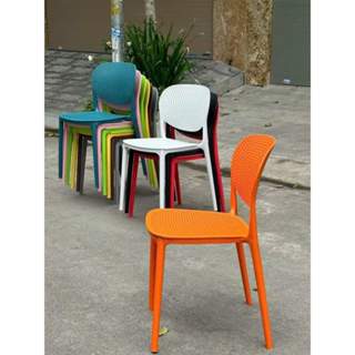 Ghế Nhựa Đúc Lỗ Thoáng Khí Nguyên Khối Độ Bền Cao