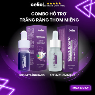 COMBO Trắng Răng Thơm Miệng Serum Trắng Răng WHITEsmile, Serum Thơm Miệng COOLBreath, Hỗ Trợ Cải Thiện Vết Ố Vàng Răng